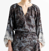 Go By Go Silk - Bubbled Up Blouse