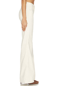 Rag & Bone Ruby Flare Trouser in ecru - women's pants - view 5