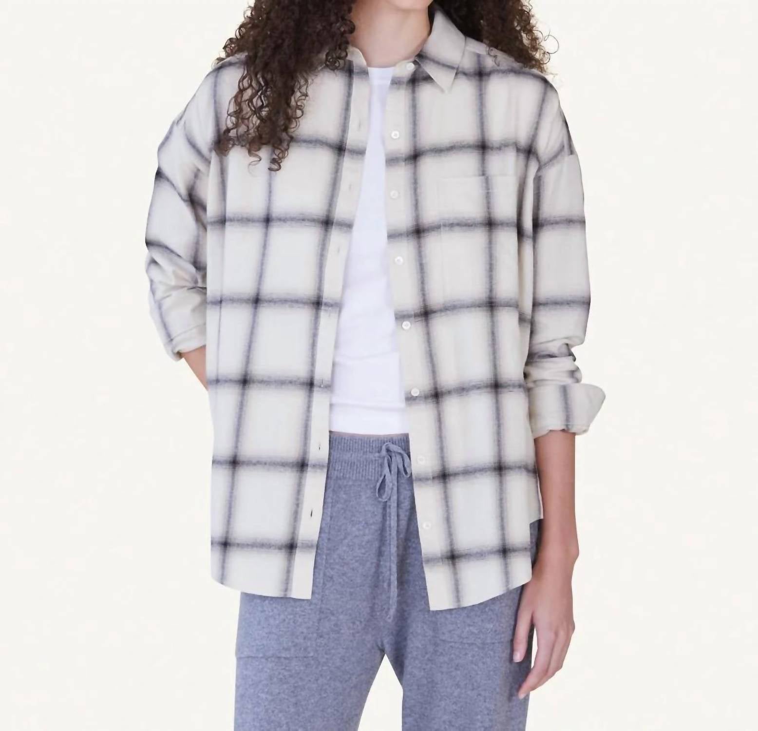 Not Monday - Women's Plaid Flannel Bella Shirt