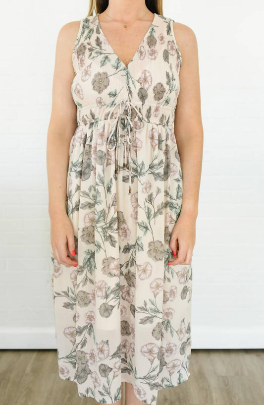 Vintage Floral Maxi Dress