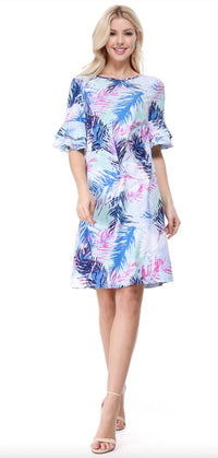 Aryeh - Cielo Ruffle Sleeve Dress