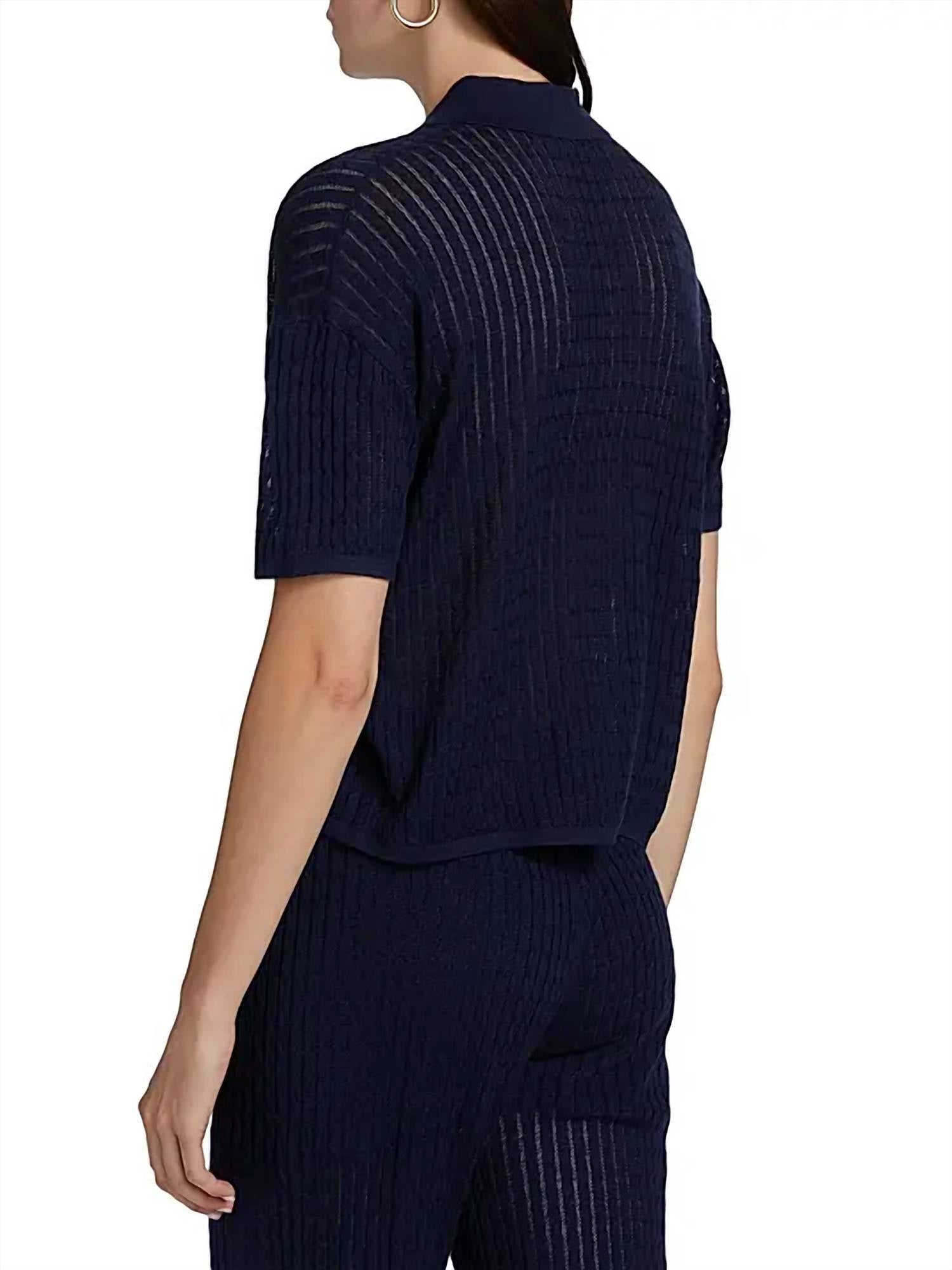 Naadam - Short-sleeve Button-up Shirt
