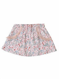 Kinderkind - Girls Floral Fringe Pull On Skirt