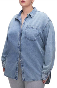 Good American - Women's Easy Denim Shirt