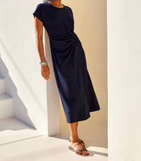 Fifteen Twenty - Women's Aveline Side-twist Midi Dress