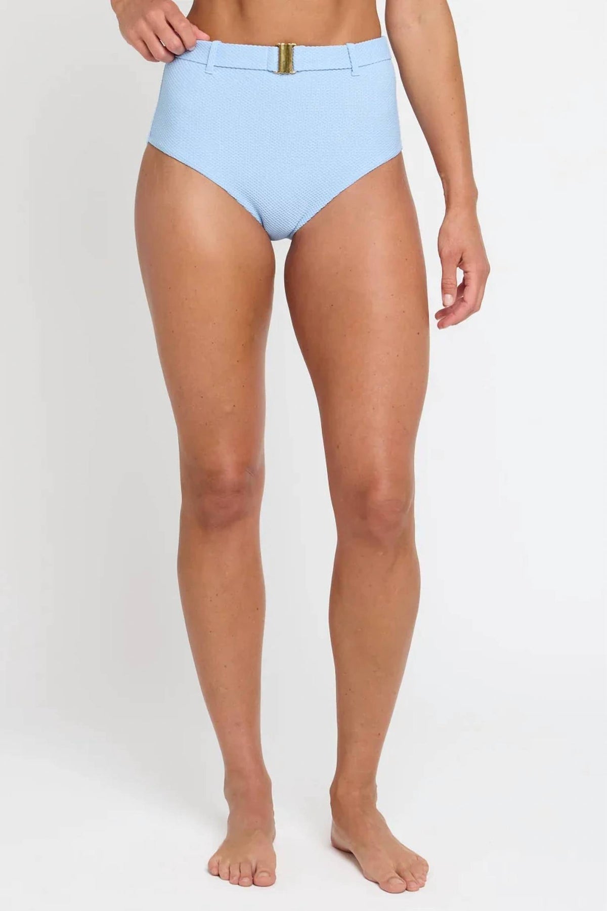 Hermoza - Lucia Belted High Waist Bottom Bikini