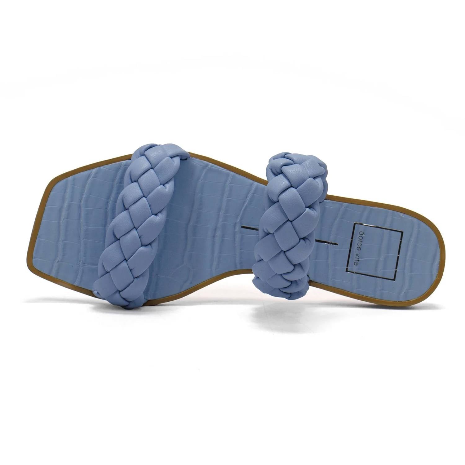 Dolce Vita - Women's Indy Faux Leather Braided Strap Flat Sandal