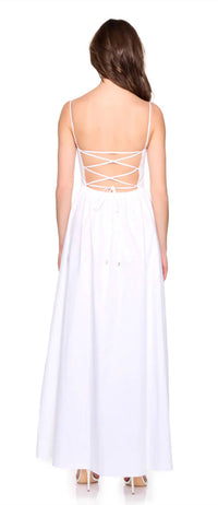 Susana Monaco - Poplin Lace Up Maxi Dress
