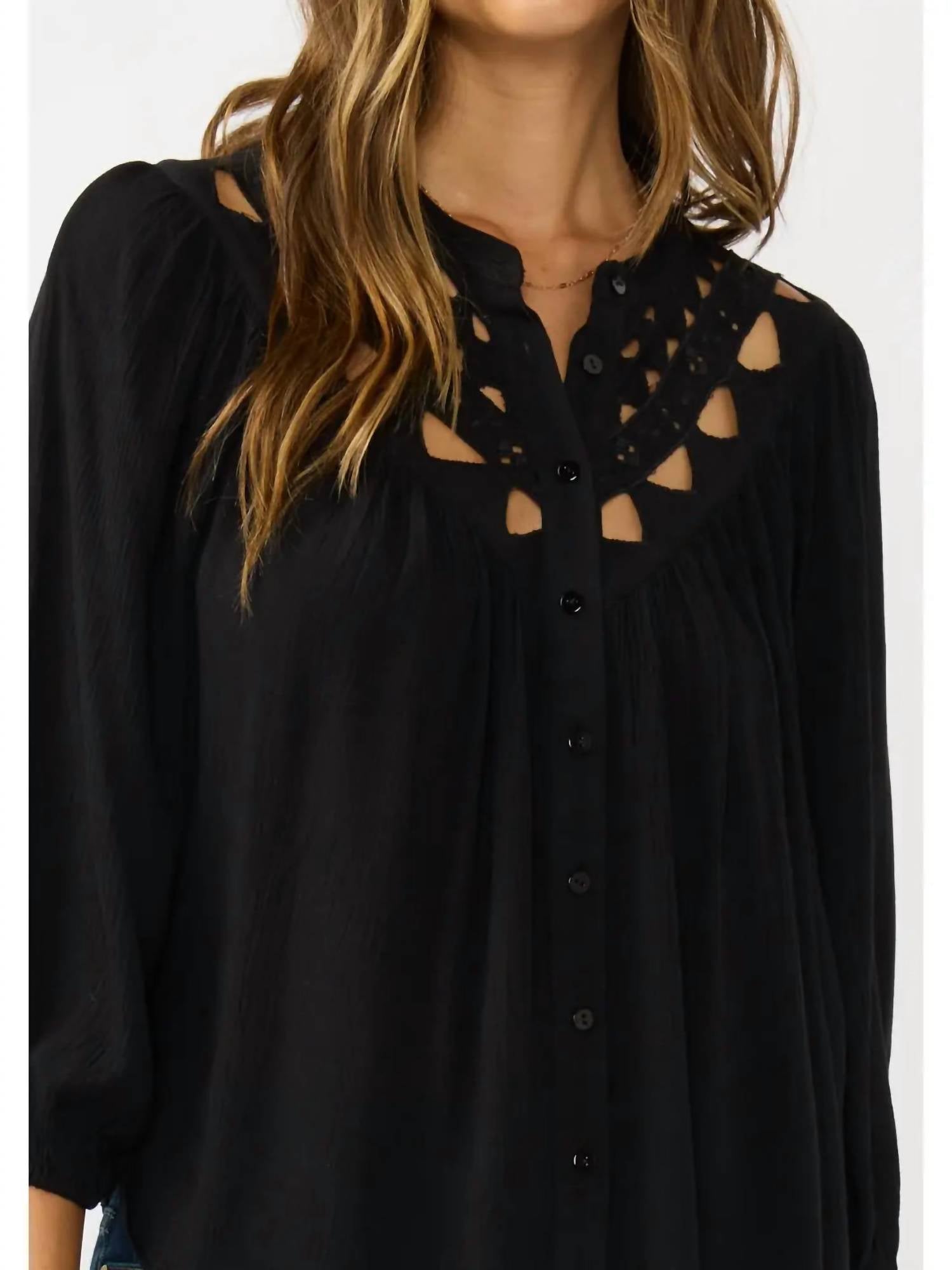 Lovestitch - Orlena Cutout Blouse