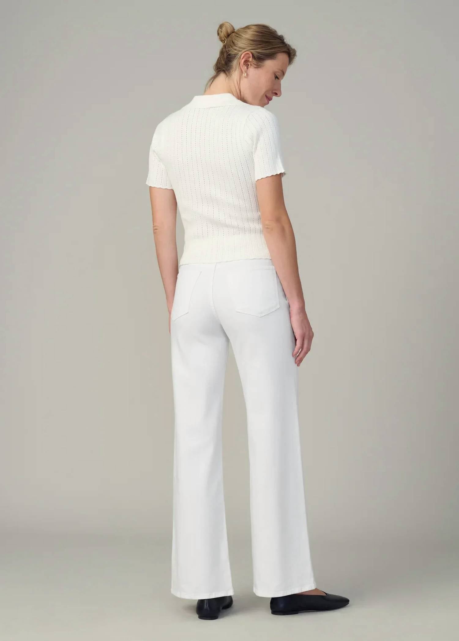 Joe'S Jeans - Mia Petite High Rise Wide Leg Jeans