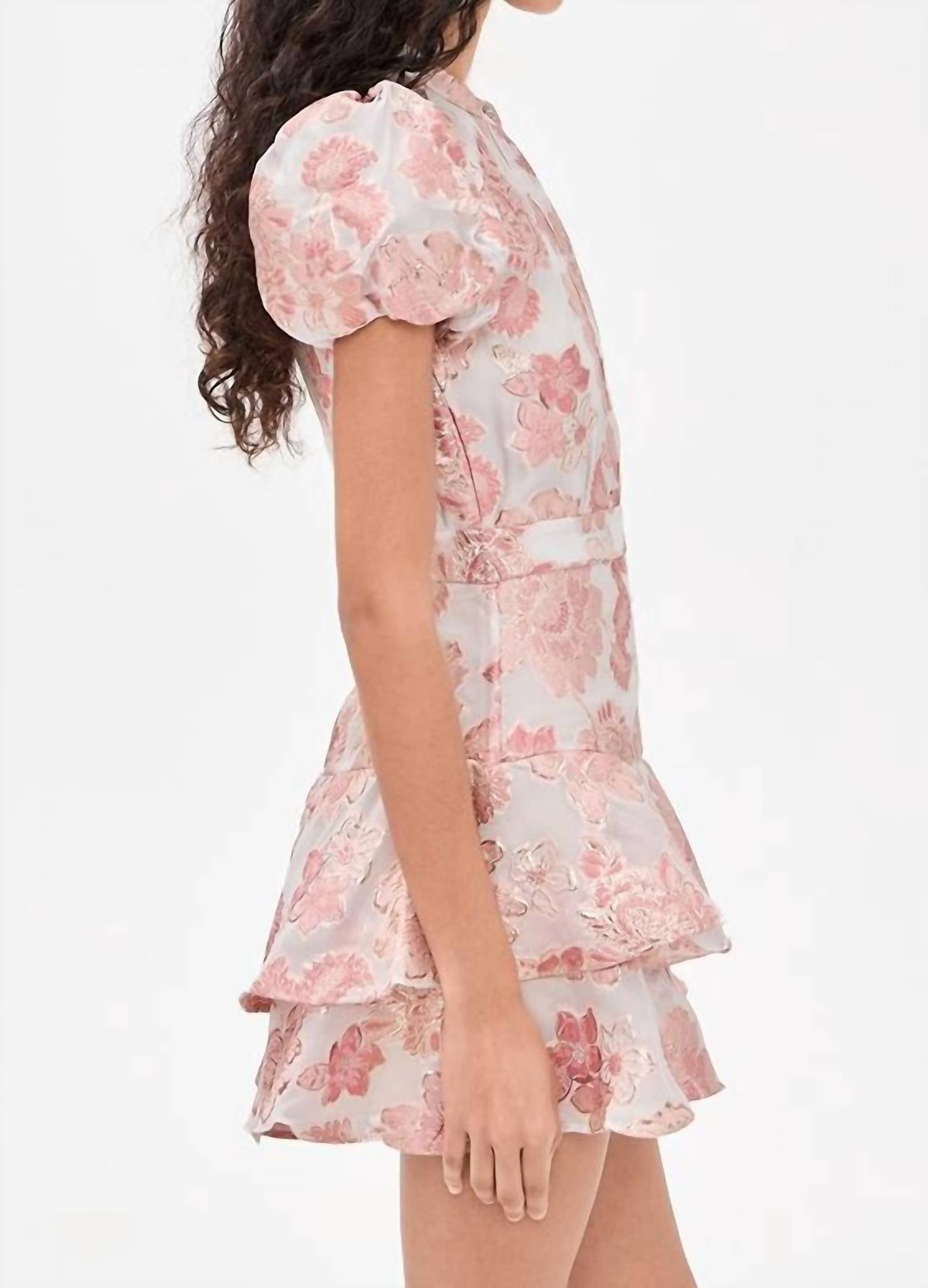 Alice + Olivia - Loryn Short Sleeve Shirt Dress