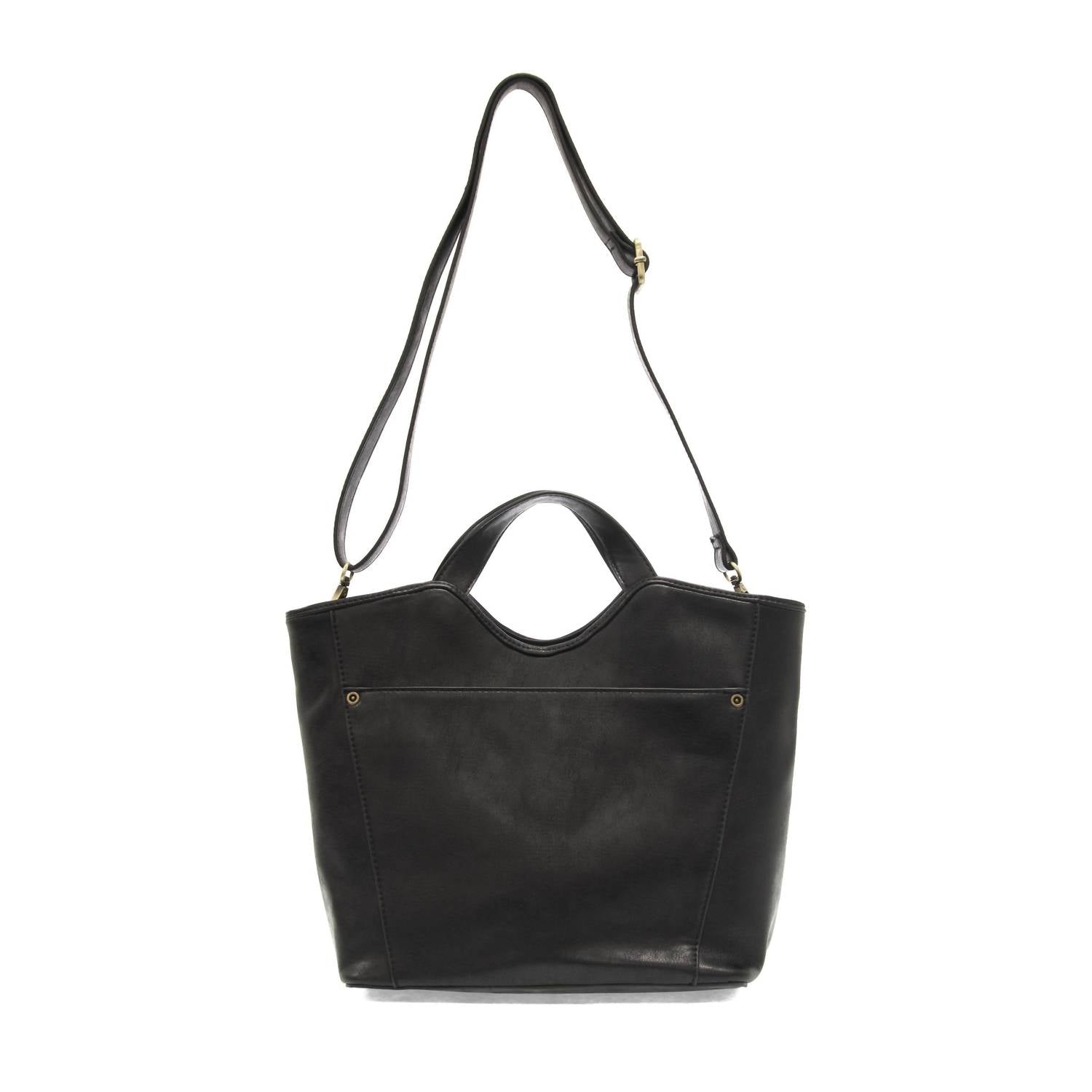 Joy Susan Women's Liz Medium Tote Bag in black - women's bag - detail view