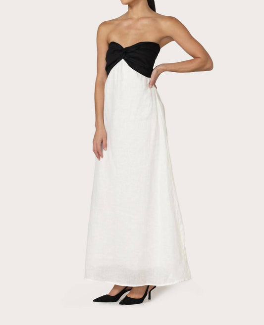 Lusana - Melody Linen Maxi Dress