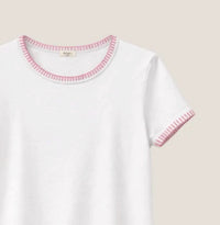 Dylan - Women's Brooks Blanket Stitch Tee