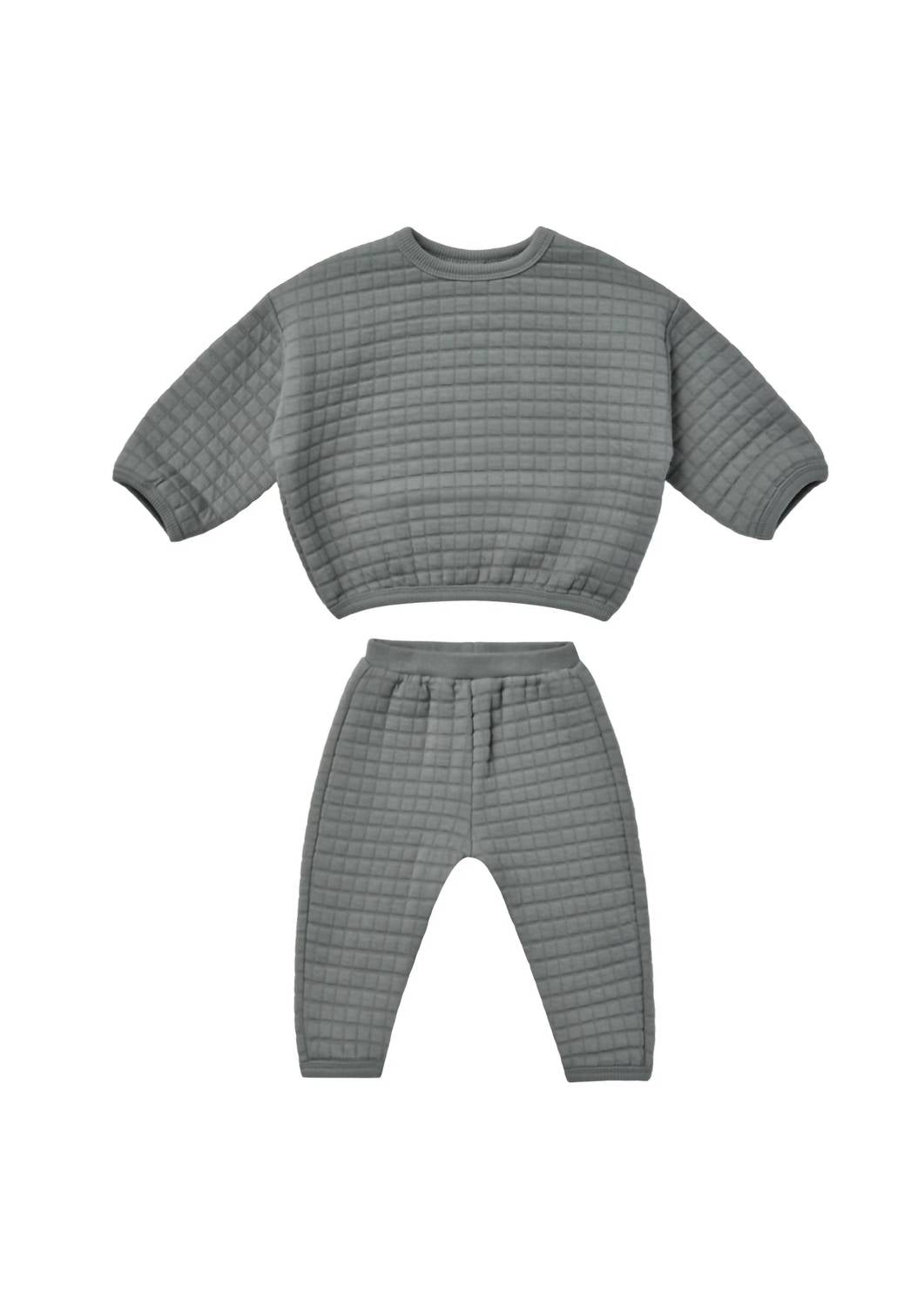 Quincy Mae - Baby Quilted Sweater & Pant Set