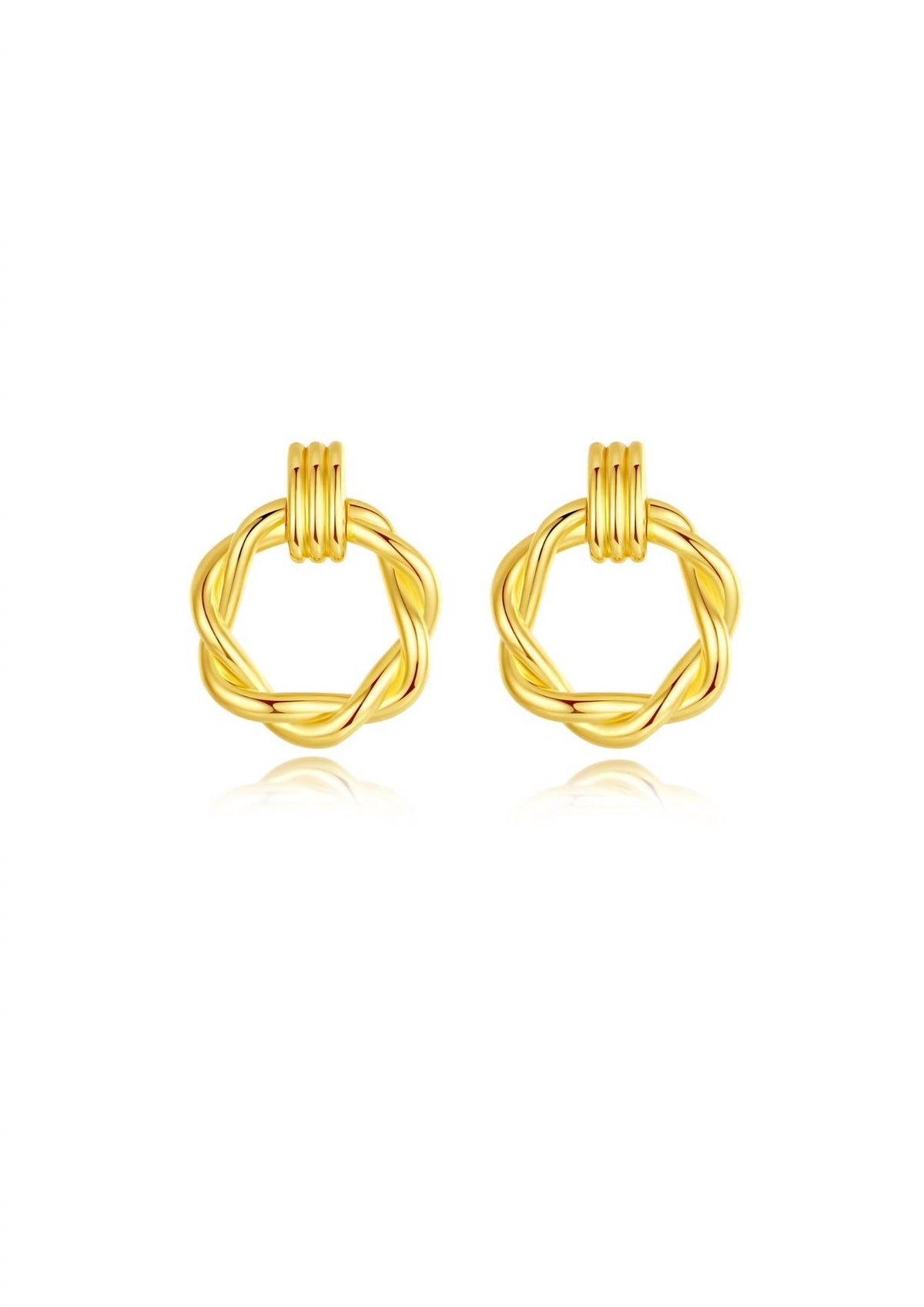 Classicharms - Women's Twisted Hoop Earrings