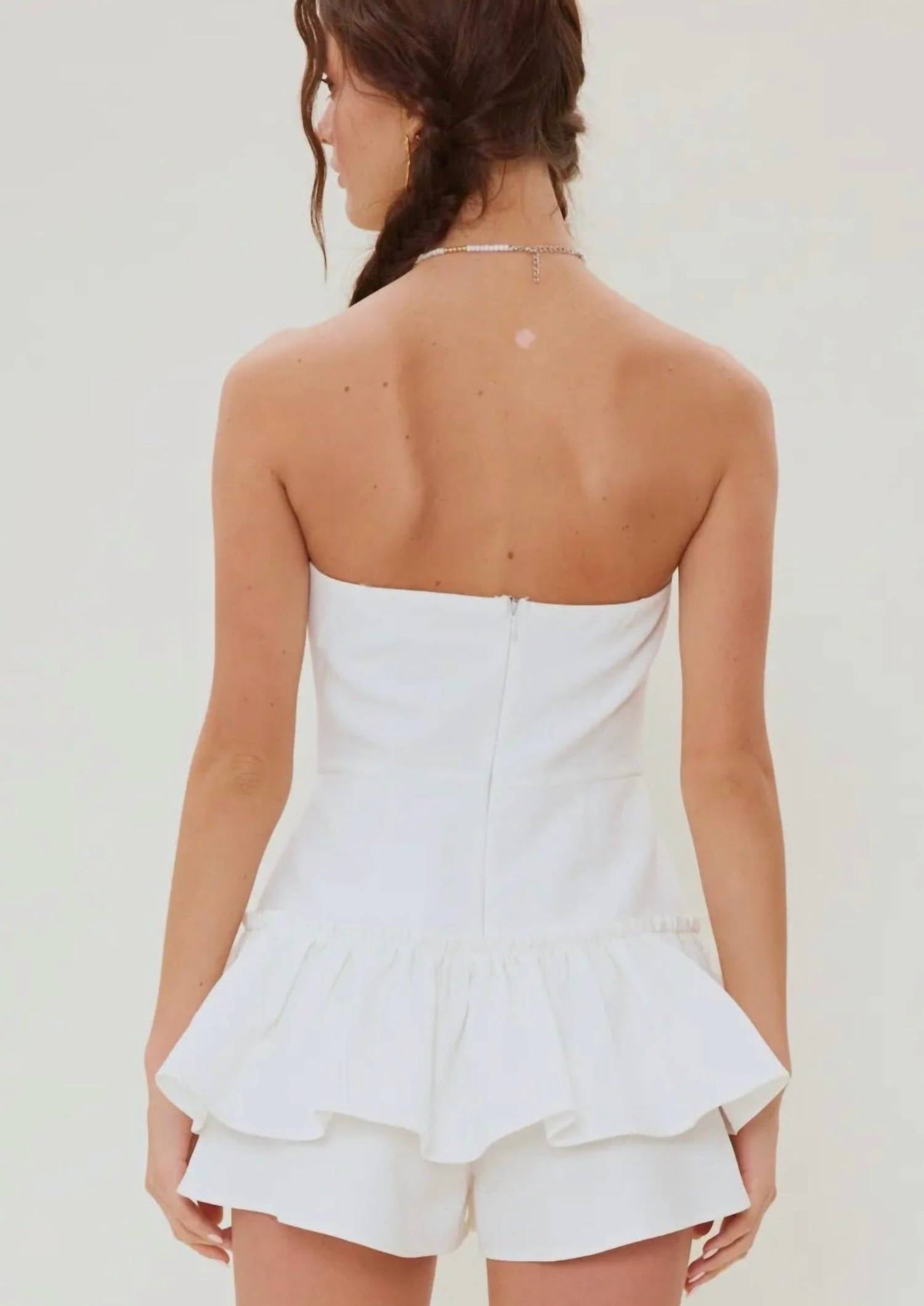Idem Ditto - Sophia Strapless Romper