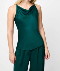 French Connection - Ennis Satin Cowl Neck Top