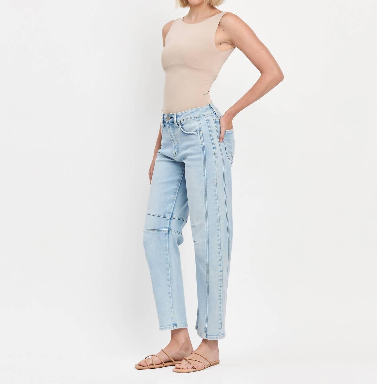 Flying Monkey - High Rise Barrel Jeans