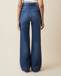Jeanerica Santa Monica Flared Jeans in vintage 62 - women's jeans - alternate view
