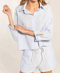 Caydn - Frankie Lightweight Button-down Shirt