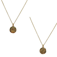 Sahira Jewelry Design - Women's Zodiac Constellation Coin Necklace
