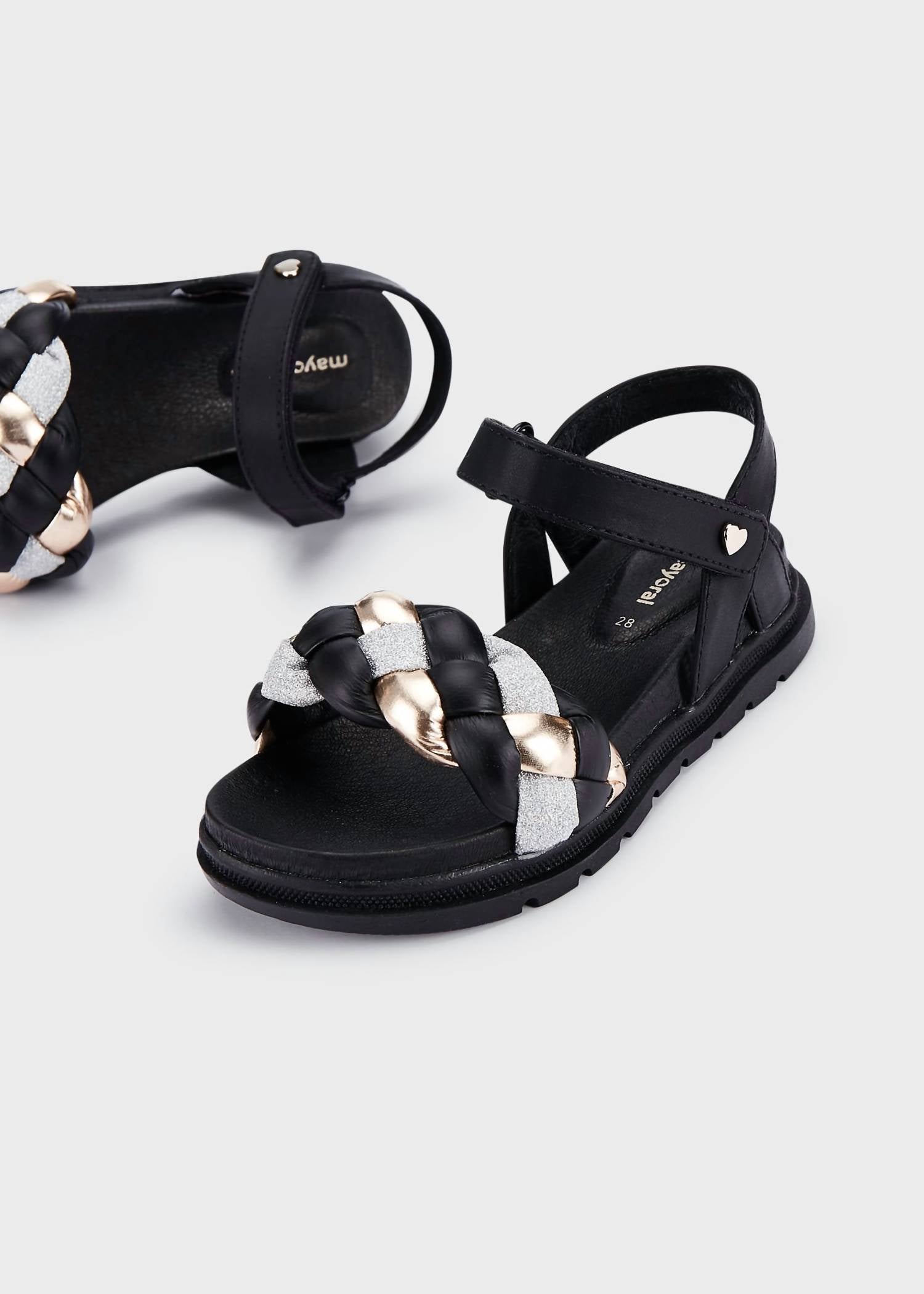 Mayoral - Girls' Puffy Braid Sandal