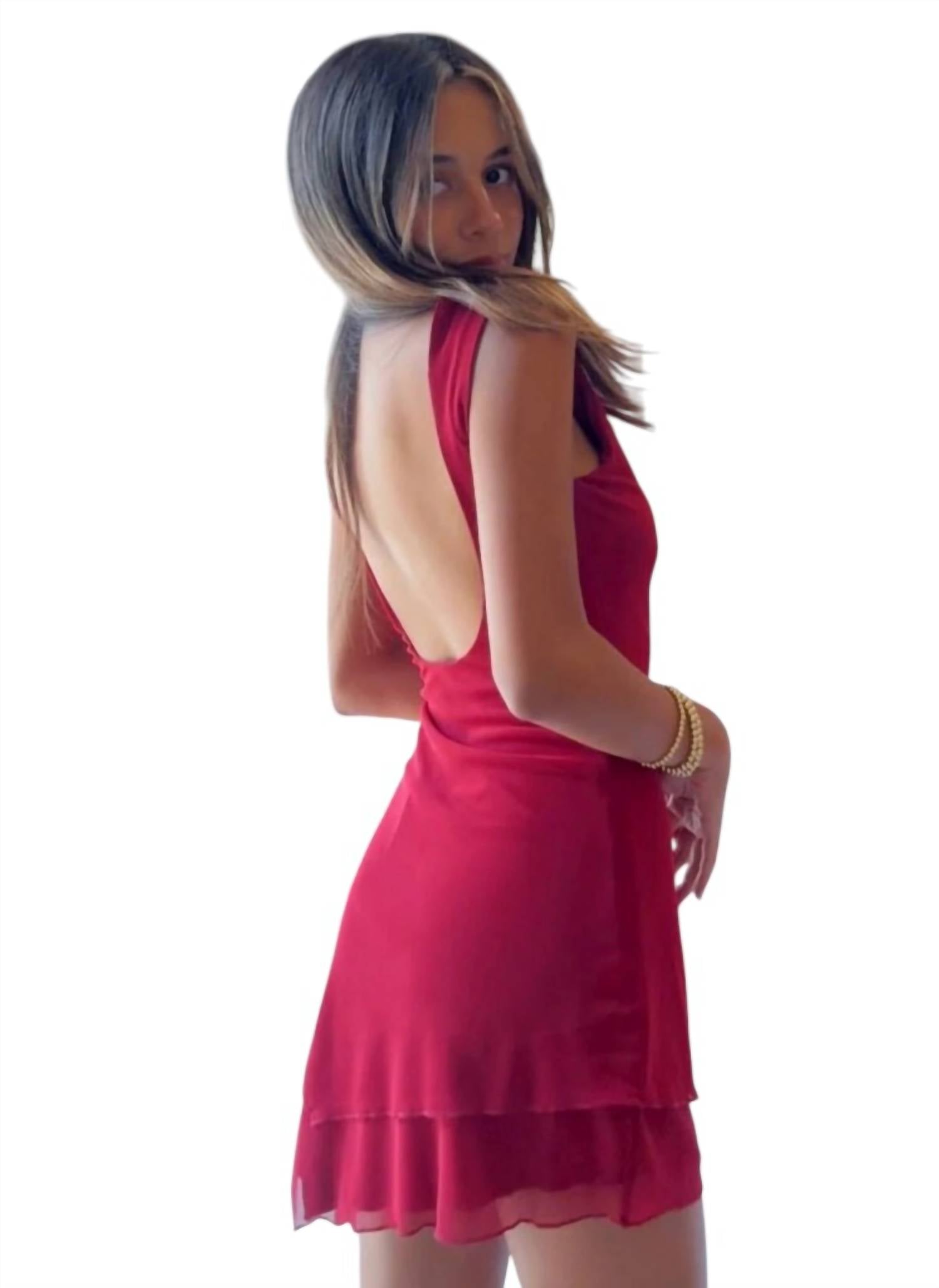 Cla - Elegant Short Mini Dress