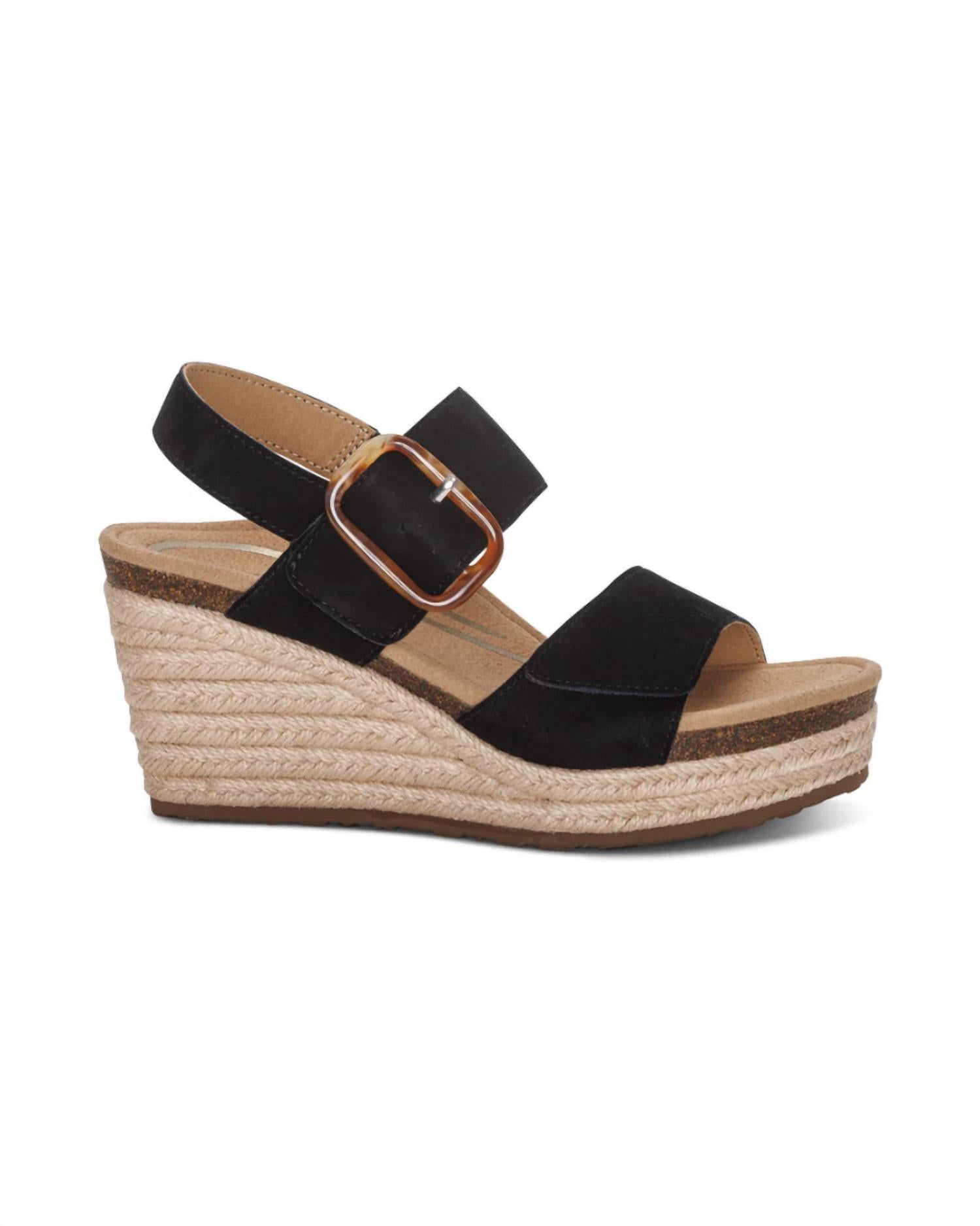 Aetrex - Women's Ashley Arch Support Wedge Sandals