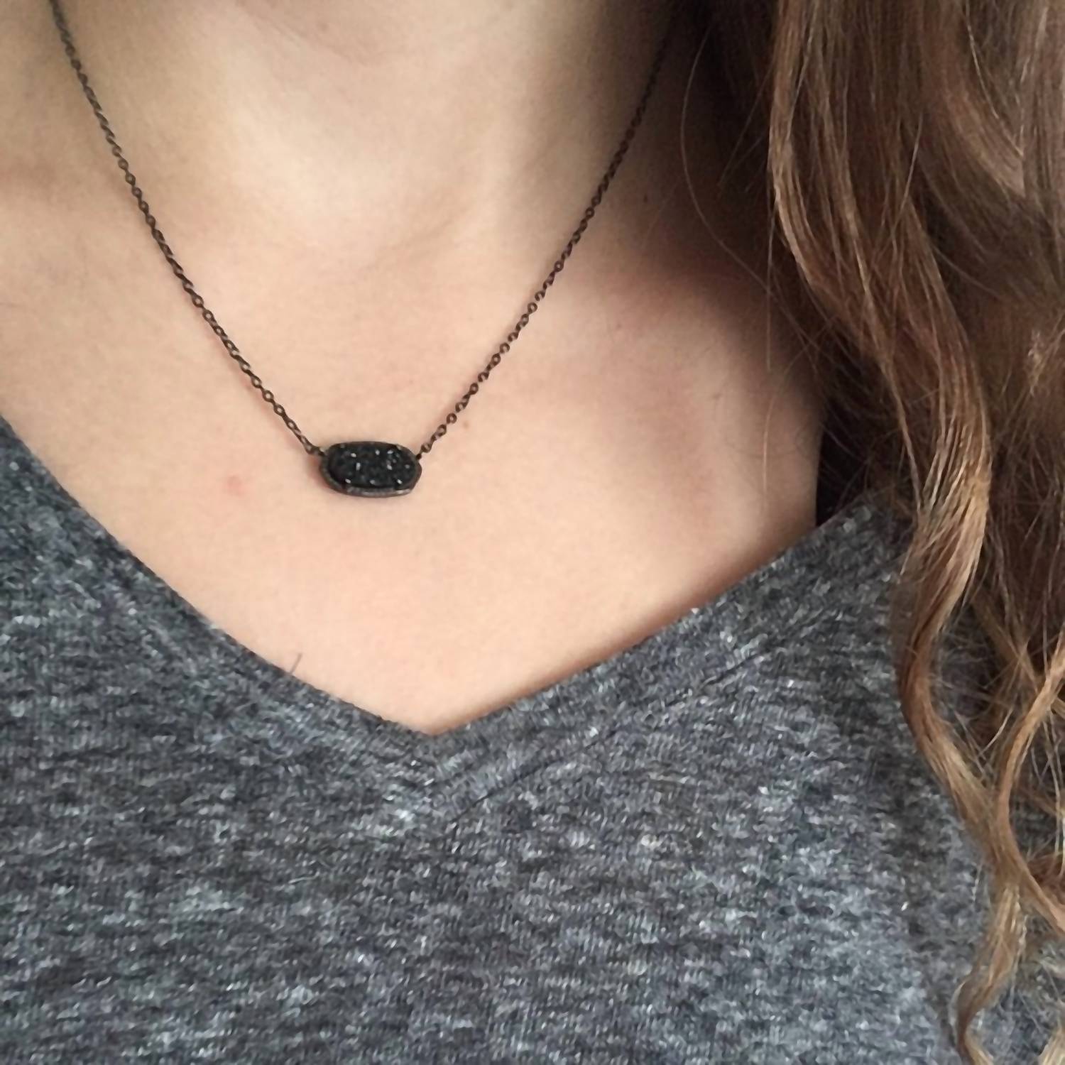 Wholesale Accessory Market - Women's Druzy Necklace & Earring Set