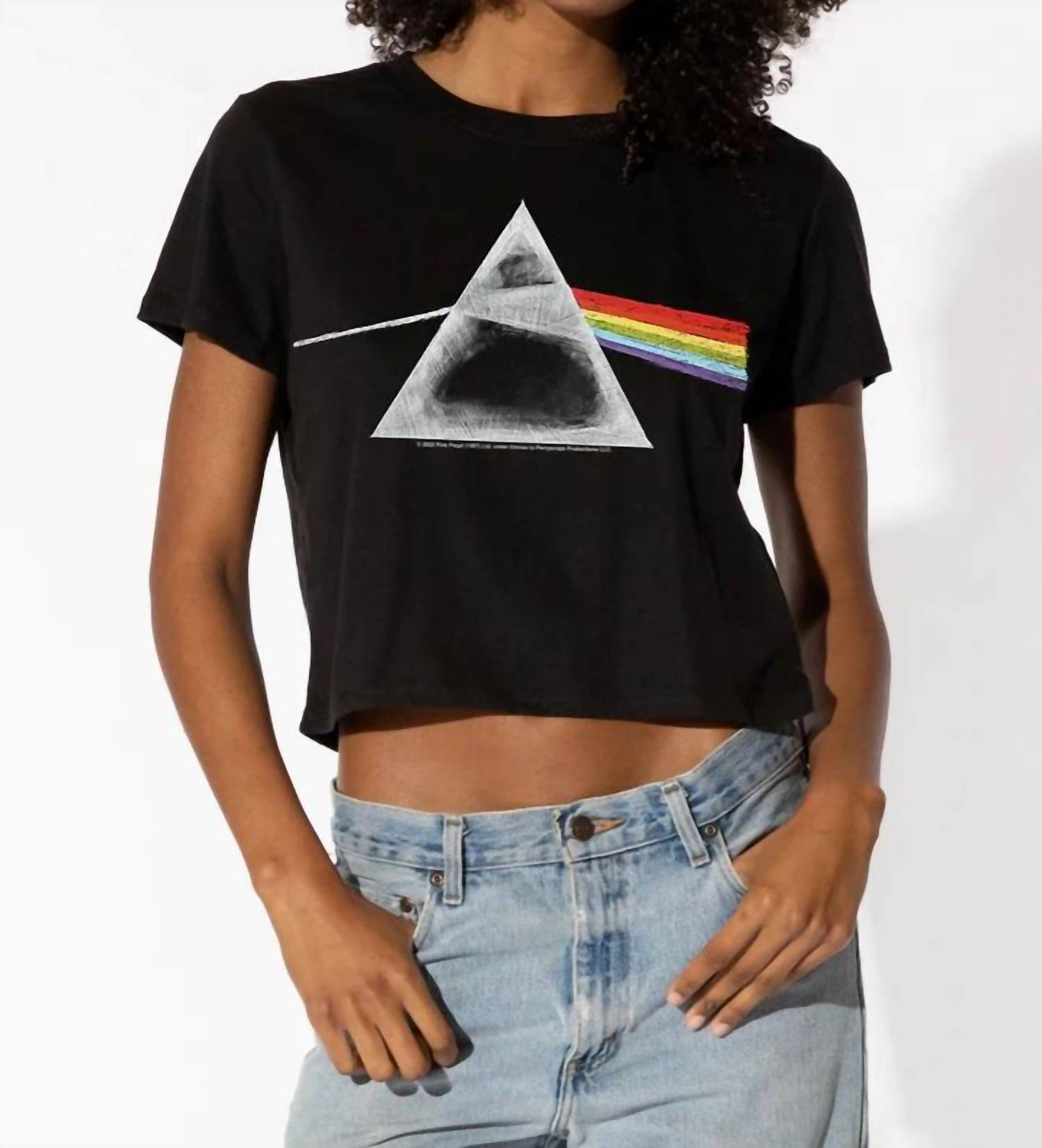 Suburban Riot - Pink Floyd Chalk Crop Tee