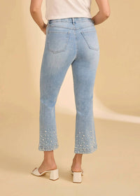 Fdj - Pull-on Boot Crop Denim Jeans
