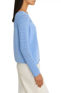 Nic + Zoe - PLACED POINTELLE SWEATER