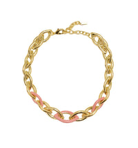 Adriana Pappas - Women's Enamel Links Necklace
