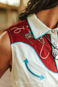 Lucky & Blessed - Western Yoke Button Down Shirt