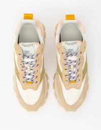 Oncept Women's Osaka Elite-style Trainer Sneaker in desert multi - women's sneaker - detail view