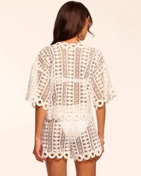 Ramy Brook - Dottie Embroidered Cover-up Top