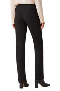 Ecru - Women's Banded Waist Stretch Crepe Pant