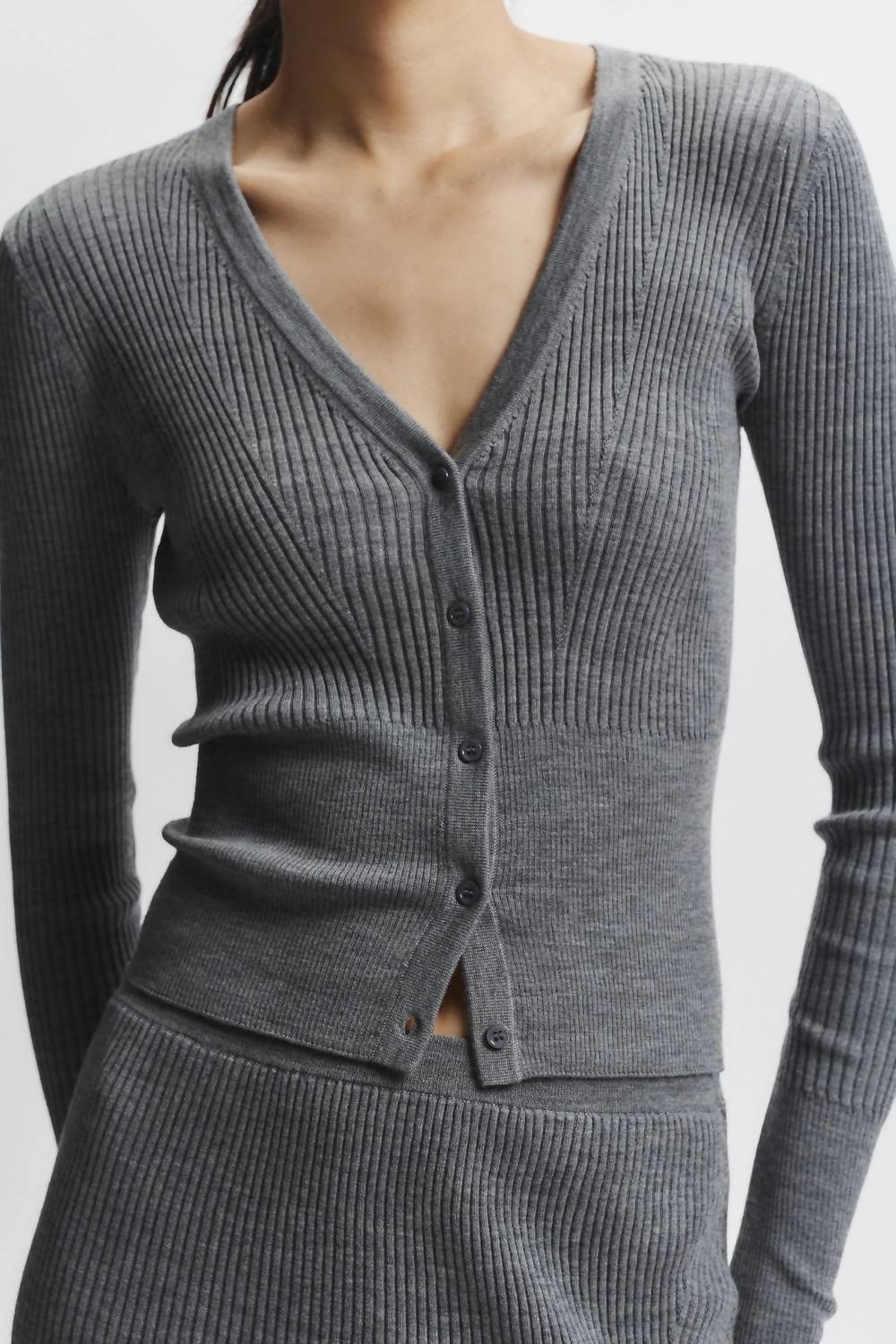 Saint Art - BRAYLON RIB CARDIGAN