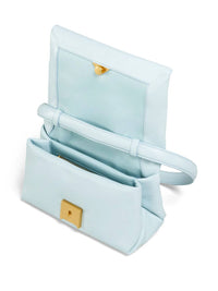 MARNI Women's Small Leather Prisma Crossbody Bag in light blue - women's bag - view 4