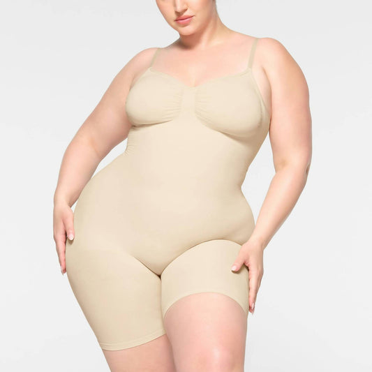 Skims - Seamless Sculpt Low Back Mid Thigh Bodysuit