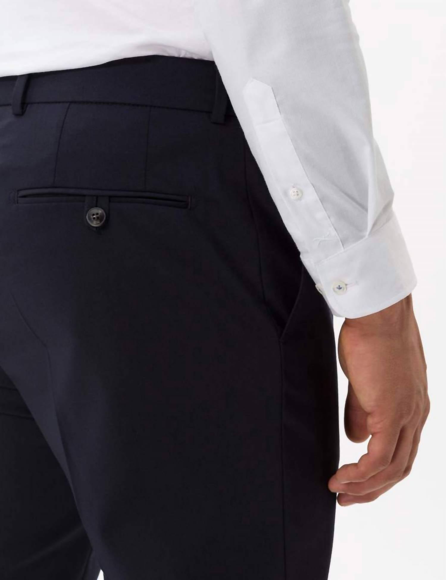 Brax Enrico Trouser in dark blue - men's pants - view 4