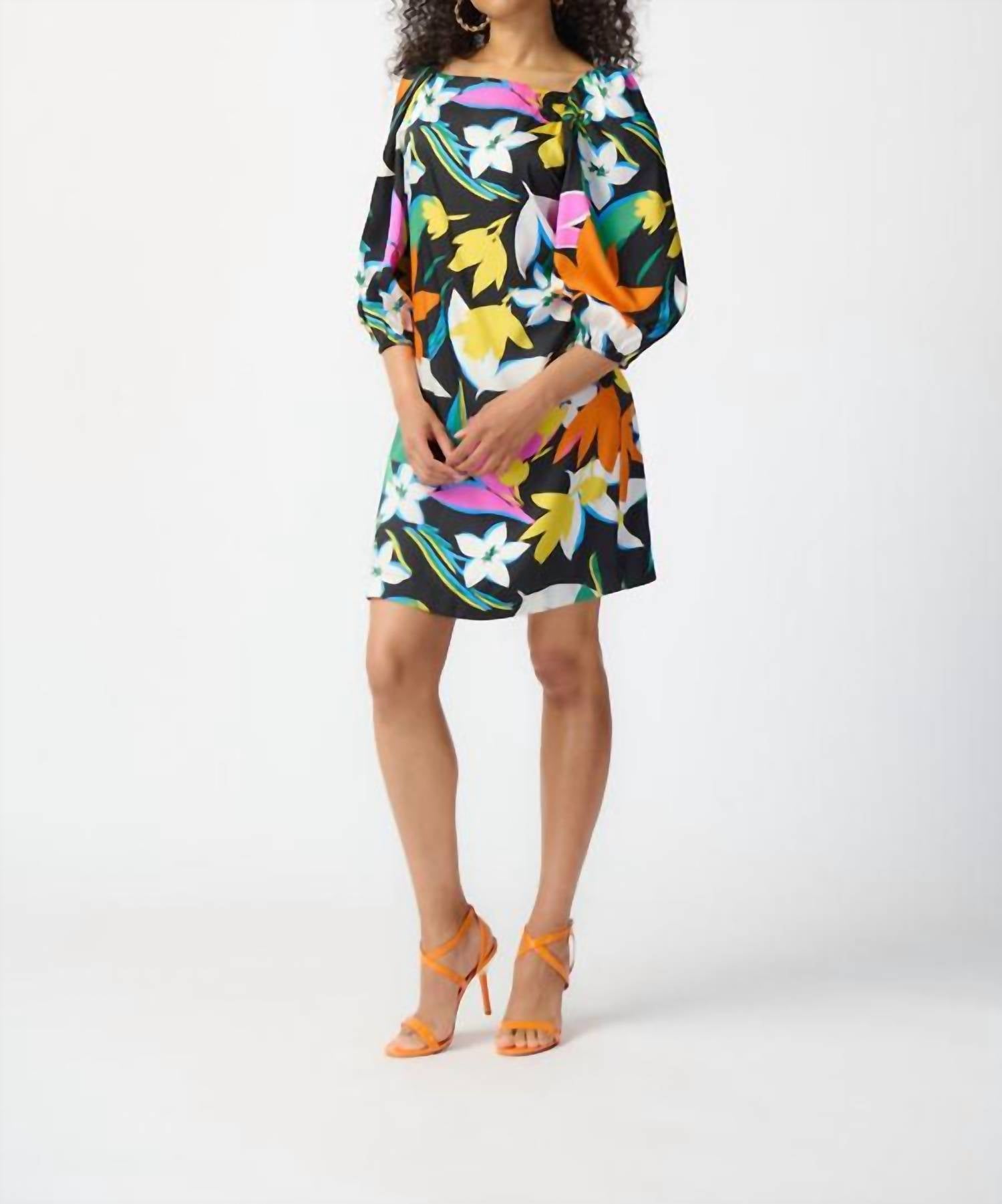 Joseph Ribkoff - Women's Large Flower Dress