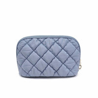 Urban Expressions - Women's Cloud Kiss Quilted Puffer Nylon Cosmetic Dome Pouch