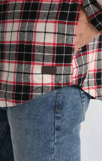 Jachs New York - Flannel Hooded Shirt Jacket