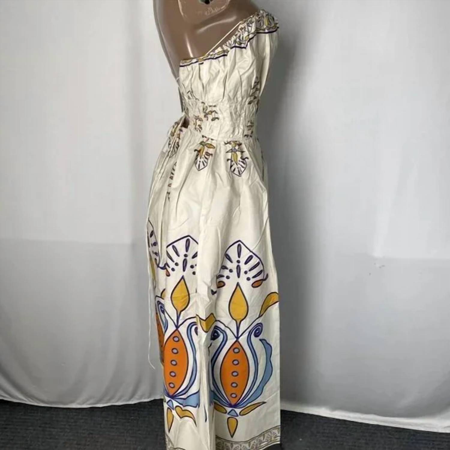 Aether Concept - Women's Strapless Lace Back Maxi Dress