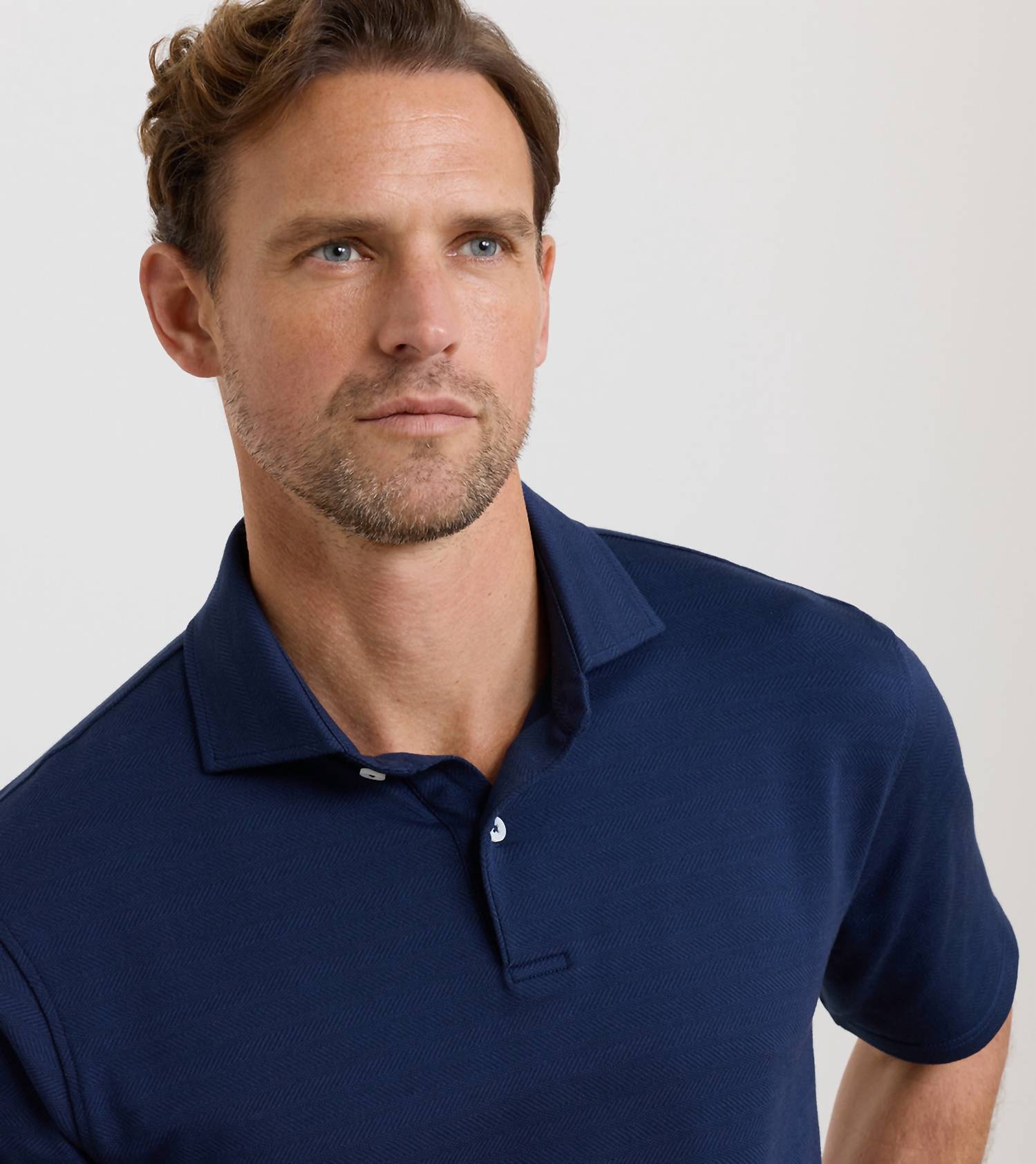 Peter Millar - Excursionist Flex Herringbone Polo