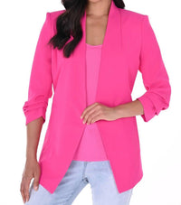 Frank Lyman - Open Front Woven Blazer
