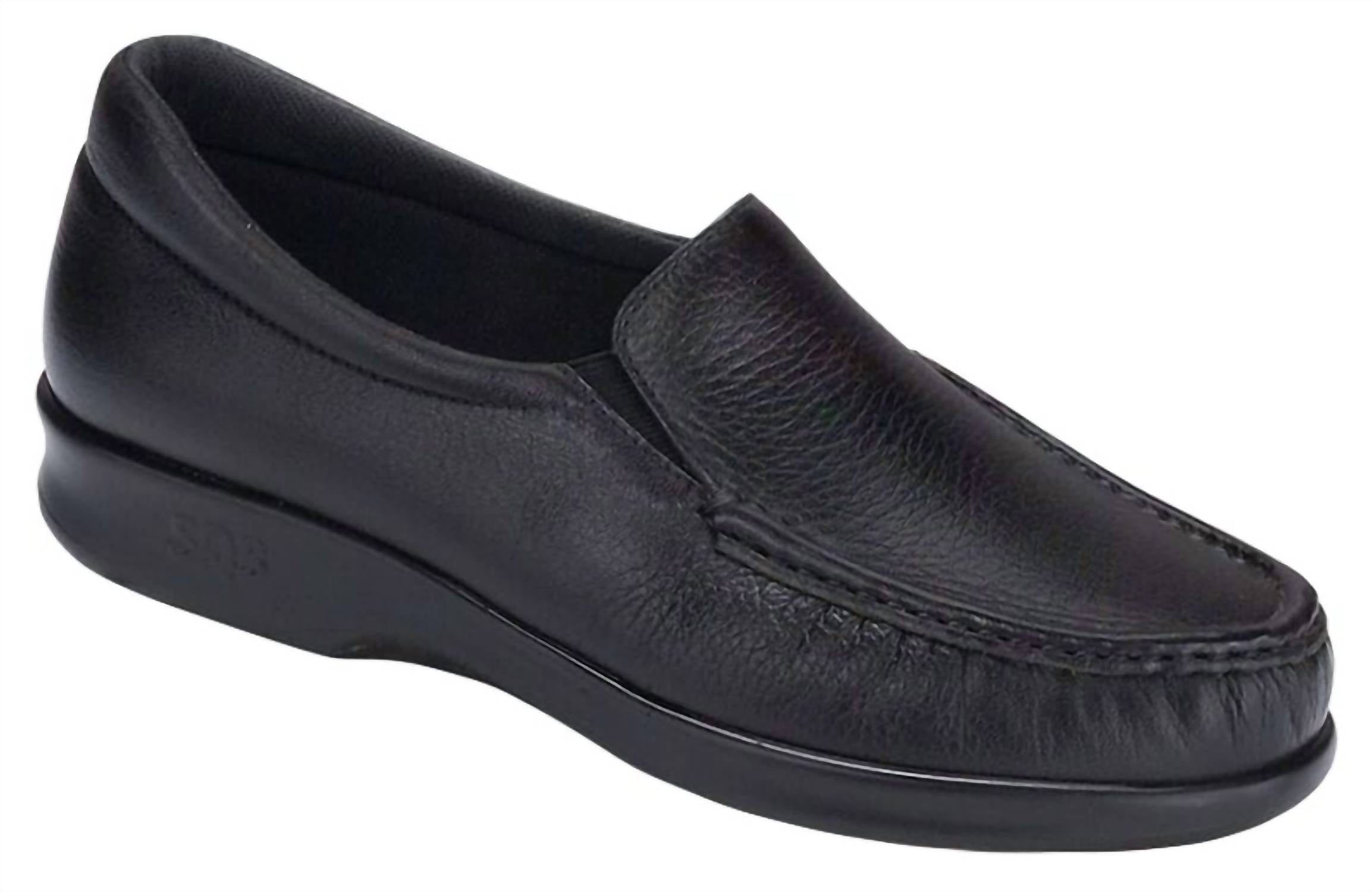 SAS Women's Twin Slip On Loafer in black 2 - women's flats