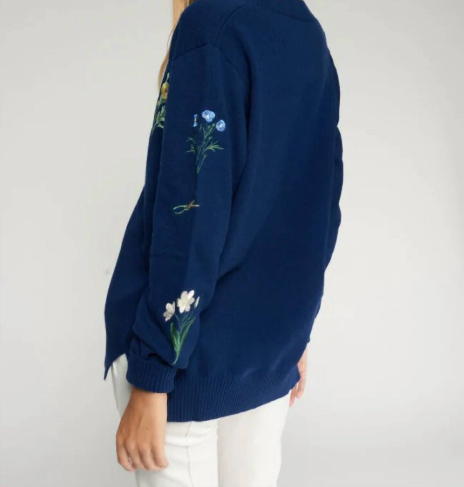 Vilagallo - Alina Embroidered Cardigan